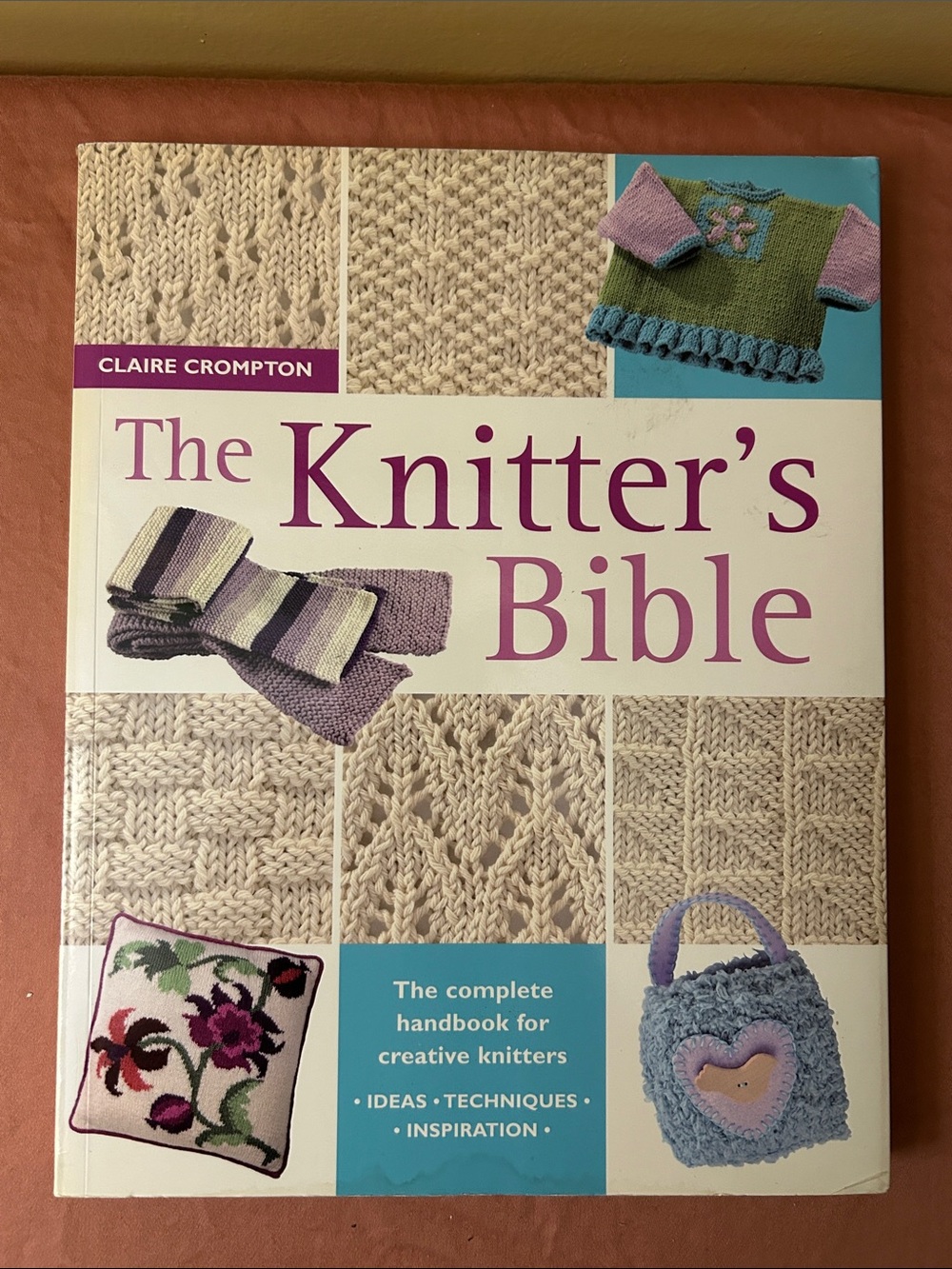 The Knitter's Bible — Cream & Purple